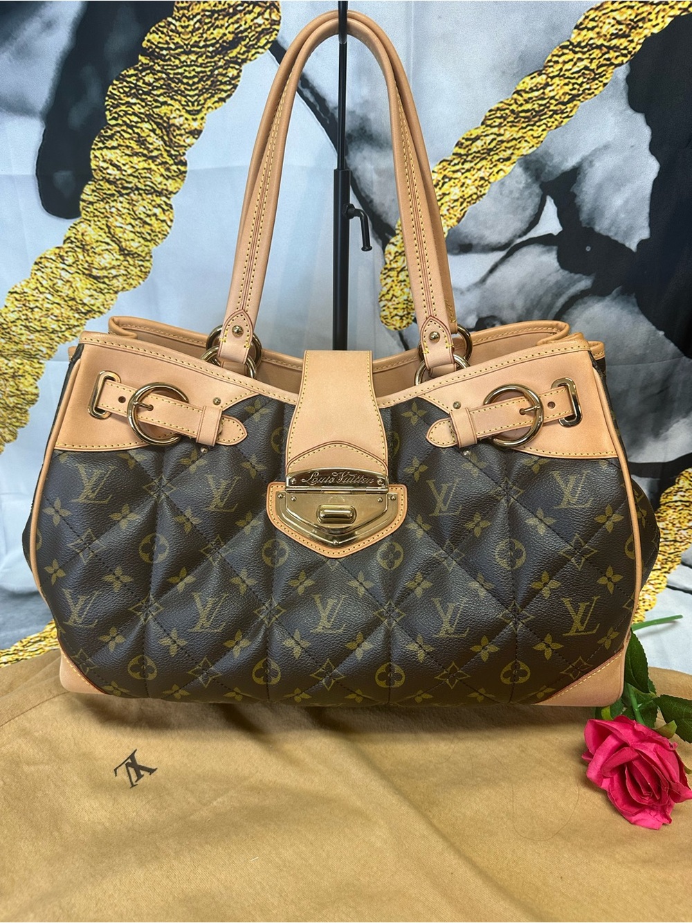 Louis Vuitton Canvas Quilted Etoile Shopper GM